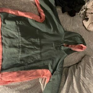 Green and pink jacket